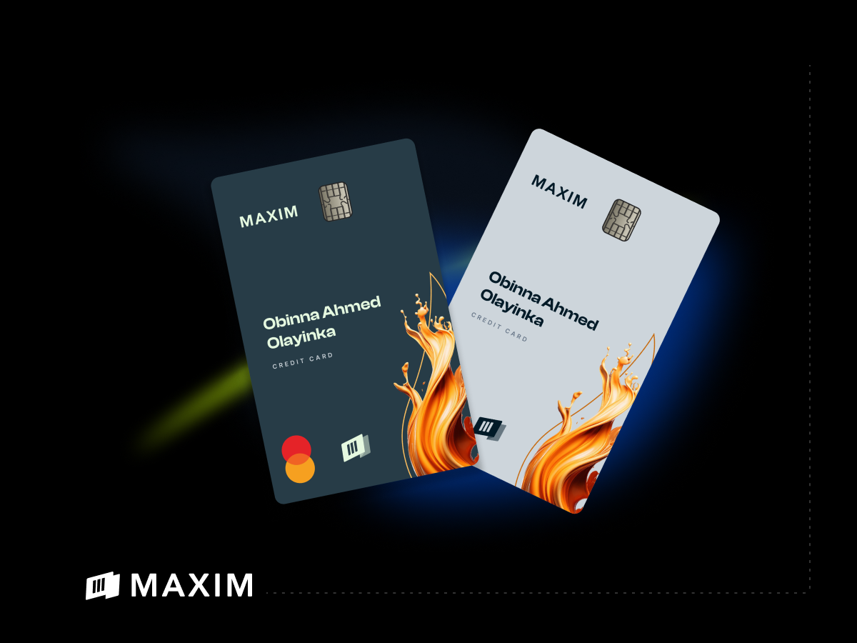 MAXIM Virtual vs. Physical Card